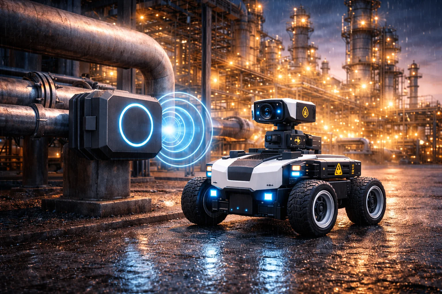 防爆机器人无线充电技术在高危工业场景中的应用