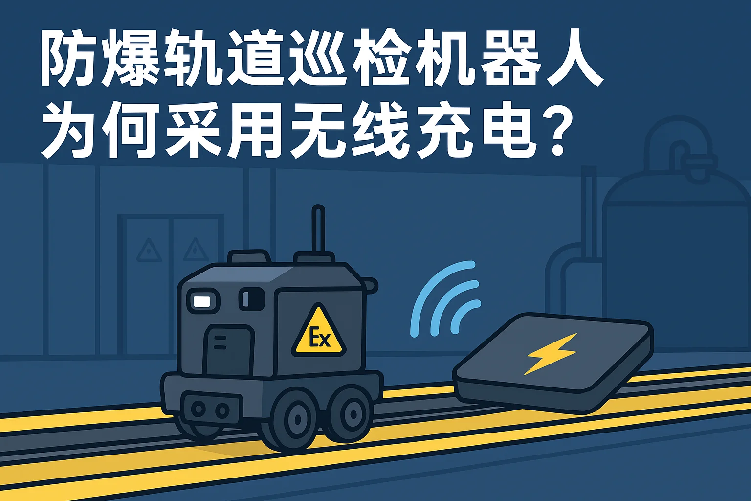 防爆轨道巡检机器人为何采用无线充电？——使用场景与技术价值解析