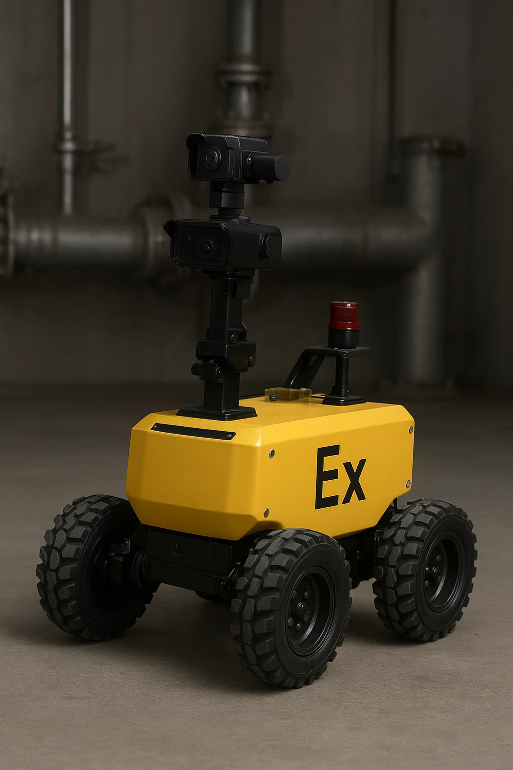 防爆轮式巡检机器人 × 无线充电技术：打造真正意义的工业无人值守巡检系统