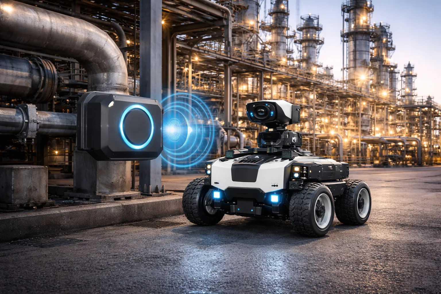 石油化工智能巡检机器人无线充电技术的应用与价值