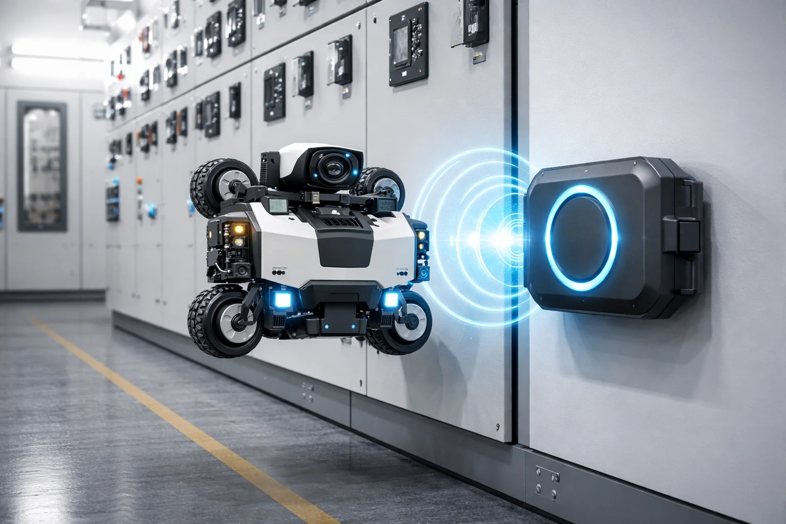 开关室巡检机器人无线充电技术在智能电力运维中的应用