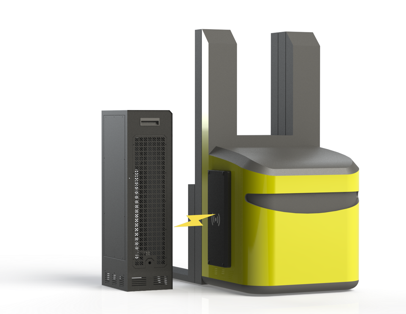 电动叉车无线充电技术